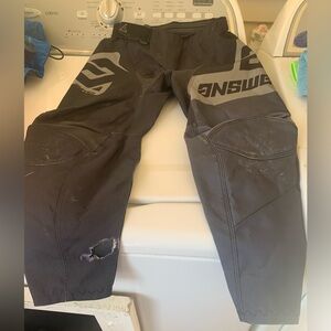 Black and Gray Racing pants
